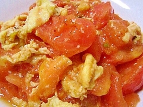 中国家庭料理の定番 トマト玉子炒め 西紅柿炒鶏蛋 レシピ 作り方 By はかせ55 楽天レシピ